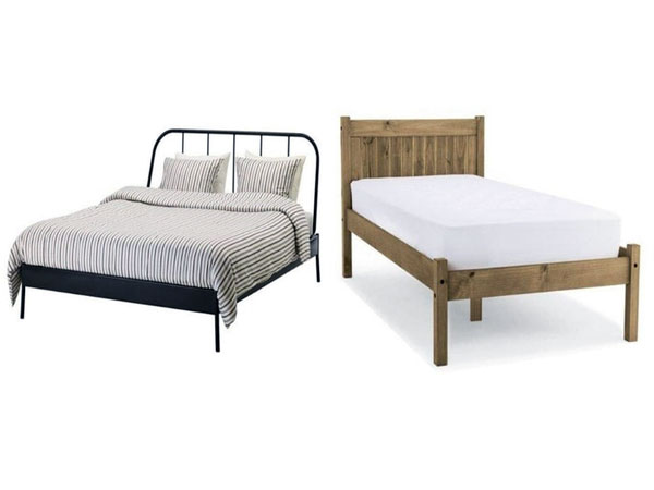 تخت خواب فلزی یا چوبی